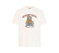 Rundhalsshirt BLEND "Rundhalsshirt BHIrving", Herren, Gr. XL, beige (vanilla ice), Obermaterial: 100% Baumwolle CO., Shirts Rundhalsshirt (10445967-XL) vanilla ice