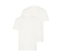 Rundhalsshirt BLEND "Rundhalsshirt BHIvo 2 Pack", Herren, Gr. XXL, weiß (snowweiß, snowweiß), Obermaterial: 100% Baumwolle CO., Shirts Rundhalsshirt (40845614-XXL) snowweiß, snowweiß