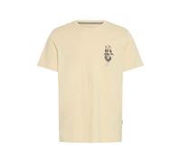 Rundhalsshirt BLEND "Rundhalsshirt BHJackson", Damen, Gr. XL, beige (bleached sand), Obermaterial: 100% Baumwolle CO., Shirts Rundhalsshirt (26420116-XL) bleached sand