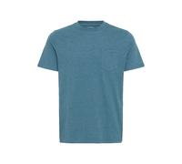 Rundhalsshirt BLEND "Rundhalsshirt BHJevan", Herren, Gr. XXL, blau (blau ashes), Obermaterial: 60% Baumwolle CO. 40% Polyester PES., Shirts Rundhalsshirt (95675517-XXL) blau ashes