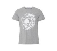 Rundhalsshirt BLEND "Rundhalsshirt BHPerry", Herren, Gr. XXL, grau (stone mix), Obermaterial: 100% Baumwolle CO., Shirts Rundhalsshirt (10205712-XXL) stone mix