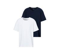 Rundhalsshirt BOSS "B-TShirtRN 2P Comfor", Herren, Gr. 4XL, blau (open blau 461), Single Jersey, Obermaterial: 100% Baumwolle, unifarben, Basic, Rundhals, weit eingefasste Kante, Shirts Rundhalsshirt,