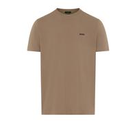 Rundhalsshirt BOSS GREEN "Tee", Jungen, Gr. 4XL, light, pastel grün336, Single Jersey, Obermaterial: 95% Baumwolle, 5% Elasthan, regular fit hüftlang, Rundhals, eng eingefasste Kante, Shirts Rundhalss