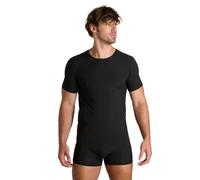 Rundhalsshirt BRUNO BANANI "ANTISTRESS", Herren, Gr. XXL, schwarz, Obermaterial: 90% Polyamid, 10% Elasthan, unifarben, Basic schmal hüftbedeckend, Rundhals, gerader Abschluss, Shirts Rundhalsshirt, K