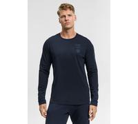 Rundhalsshirt CAMP DAVID, Damen, Gr. 3XL, blau, Single Jersey, Material: 57% Baumwolle, 37% Polyester, 6% Elasthan, bedruckt, regular fit normal, Rundhals, eingesetzt gerader Abschluss, Shirts Rundhal