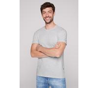 Rundhalsshirt CAMP DAVID, Herren, Gr. 3XL, grau (grai), Single Jersey, Material: 100% Baumwolle, unifarben, regular fit normal, Rundhals, eingesetzt gerader Abschluss, Shirts Rundhalsshirt, aus Baumwo