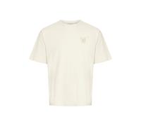 Rundhalsshirt CASUAL FRIDAY "Rundhalsshirt CFARCHER print", Herren, Gr. XL, weiß (egret), Obermaterial: 100% Baumwolle CO., Shirts Rundhalsshirt (27982263-XL) egret