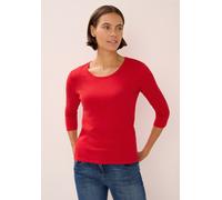 Cecil Damen Basic Shirt in Rot, Gr: L