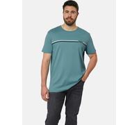 Rundhalsshirt CHARLES COLBY "T-Shirt EARL HARRIPON", Herren, Gr. 6XL, blau (petrol), Obermaterial: 100% Baumwolle CO., comfort fit normal, Rundhals, Shirts Rundhalsshirt (90625019-6XL) petrol