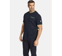 Rundhalsshirt CHARLES COLBY "T-Shirt EARL PATON", Herren, Gr. XXL, blau (dunkelblau), Obermaterial: 100% Baumwolle CO., Shirts Rundhalsshirt (84360251-XXL) dunkelblau