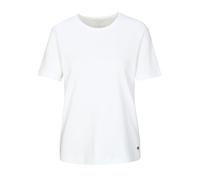 Rundhalsshirt CLARINA "HAGEN", Damen, Gr. 44, weiß, Obermaterial: 100% Baumwolle;, unifarben, comfort fit, Rundhals, Shirts Rundhalsshirt, Pima Cotton Interlock (88132740-44) weiß