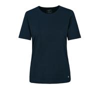 Rundhalsshirt CLARINA "HAGEN", Damen, Gr. 46, blau (marine), Obermaterial: 100% Baumwolle;, unifarben, comfort fit, Rundhals, Shirts Rundhalsshirt, Pima Cotton Interlock (88061401-46) marine