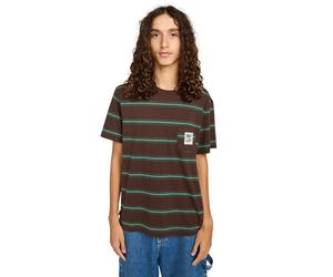 Rundhalsshirt ELEMENT "Bigfoot Pocket Label", Herren, Gr. L, braun (bigfoot java stripe), Obermaterial: 100% Baumwolle., Shirts Rundhalsshirt (46887858-L) bigfoot java stripe