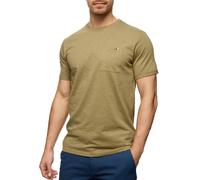 Rundhalsshirt INDICODE "INAndorra", Herren, Gr. M, grün (covert grün), Single Jersey, Obermaterial: 100% Baumwolle, unifarben, regular fit hüftlang, Rundhals, Shirts Rundhalsshirt (20319238-M) covert 