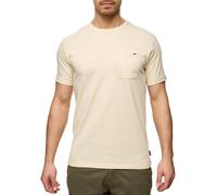 Rundhalsshirt INDICODE "INAndorra", Herren, Gr. XL, grau (fog), Single Jersey, Obermaterial: 100% Baumwolle, unifarben, regular fit hüftlang, Rundhals, Shirts Rundhalsshirt (21683933-XL) fog