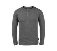 Rundhalsshirt INDICODE "Rundhalsshirt IDGifford", Herren, Gr. 3XL, grau (grau mix), Obermaterial: 80% Baumwolle CO. 20% Polyester COOLMAX PES(Coolmax)., Shirts Rundhalsshirt (19201027-XXXL) grau mix