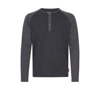 Rundhalsshirt INDICODE "Rundhalsshirt IDWinston", Herren, Gr. M, grau (charcoal mix), Obermaterial: 100% Baumwolle CO., Shirts Rundhalsshirt (69958061-M) charcoal mix