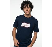 Rundhalsshirt JACK & JONES "JJBUSTER TEE SS CREW NECK BTS", Herren, Gr. S, navy blazer, Jersey, Obermaterial: 100% Baumwolle, normal, Rundhals, Shirts Rundhalsshirt, aus Baumwolle, normale Passform, p