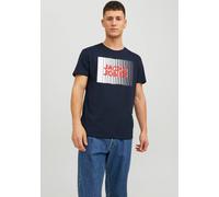 Jack & Jones T-Shirt Corp mit Logo in Dunkelblau S Regular Fit