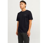 JACK & JONES Herren Rundhals T-Shirt JJECORP Logo O-Neck S M L XL XXL Baumwolle, Größe:M, Farbe:Black Small Print/Black 12151955