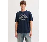 Jack & Jones T-Shirt JJEDENVER GRAPHIC TEE SS O-NECK Navy Blazer (Blau) Größe L