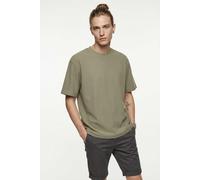 Jack & Jones Herren T-shirt Mann Jjeharrison Structure Tee Ss O-neck Sn Grau Größe XXL
