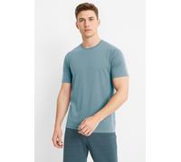 Rundhalsshirt JACK & JONES "JJEORGANIC BASIC TEE SS O-NECK NOOS", Damen, Gr. 3XL, grau (stormy weather), Single Jersey, Obermaterial: 100% Baumwolle, unifarben, regular fit taillenbedeckt, Rundhals, S