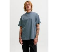 Rundhalsshirt JACK & JONES "JJEORGANIC RELAXED TEE SS O-NECK NOOS", Herren, Gr. S, turbulence, Jersey, Obermaterial: 100% Baumwolle, unifarben, relaxed fit normal, Rundhals, Shirts Rundhalsshirt, Baum