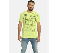 Rundhalsshirt JAN VANDERSTORM "T-Shirt DOMINIK", Herren, Gr. 6XL, grün (hellgrün), Obermaterial: 100% Baumwolle CO., comfort fit normal, Rundhals, Shirts Rundhalsshirt (77000108-6XL) hellgrün