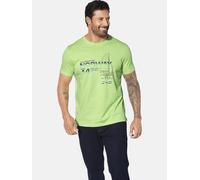 Rundhalsshirt JAN VANDERSTORM "T-Shirt EILI", Herren, Gr. XL, grün (hellgrün), Obermaterial: 100% Baumwolle CO., Shirts Rundhalsshirt (29065404-XL) hellgrün