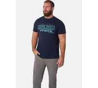 Rundhalsshirt JAN VANDERSTORM "T-Shirt NIORD", Herren, Gr. 5XL, blau (dunkelblau), Obermaterial: 100% Baumwolle CO., Shirts Rundhalsshirt (13066353-5XL) dunkelblau