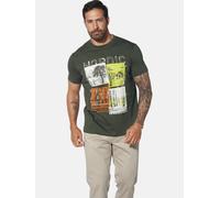 Rundhalsshirt JAN VANDERSTORM "T-Shirt TANDRUP", Herren, Gr. XL, grün (oliv), Obermaterial: 100% Baumwolle CO., Shirts Rundhalsshirt (58731210-XL) oliv