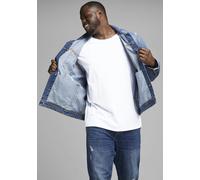 Rundhalsshirt "JJEORGANIC BASIC TEE SS O-NECK NOOS PLS", Herren, Gr. 6XL, weiß, Jersey, Obermaterial: 100% Baumwolle, JACK & JONES PLUSSIZE, unifarben, slim fit normal, Rundhals, Shirts Rundhalsshirt