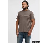 Rundhalsshirt "JJESTAR JJ TEE SS NOOS PLS", Damen, Gr. 6XL, falcon, Single Jersey, Obermaterial: 100% Baumwolle, JACK & JONES PLUSSIZE, bedruckt, regular fit normal, Rundhals, gerader Abschluss, Shirt