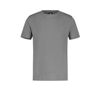 LERROS Basic T-Shirt mit Logostitck, unifarben - Platinum Grey S