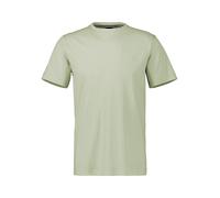 Rundhalsshirt LERROS, Herren, Gr. XXL, grün (bleached olive), Single Jersey, Obermaterial: 100% Baumwolle, unifarben, regular fit taillenbedeckt, Rundhals, Shirts Rundhalsshirt, mit Logo Stickerei (15