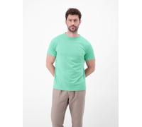 Rundhalsshirt LERROS "LERROS Rundhals T-Shirt aus Baumwolle", Herren, Gr. S, mint water, 100% Baumwolle, Rundhals, Shirts Rundhalsshirt (22356211-S)