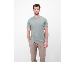 Rundhalsshirt LERROS "Rundhals T-Shirt aus Baumwolle", Jungen, Gr. 3XL, grün (storm grau), 100% Baumwolle, Rundhals, Shirts Rundhalsshirt, 100% Baumwolle, einfarbig, angenehmer Tragekomfort (64136431-