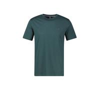 Rundhalsshirt LERROS "Sommerliches T-Shirt mit O-Neck in großen Größen", Herren, Gr. 5XL, grün (cedar grün), 100% Baumwolle, Rundhals, Shirts Rundhalsshirt (95589549-5XL) cedar grün