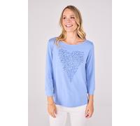 Rundhalsshirt LIEBLINGSSTÜCK "CallidaL" Gr. XL (42), blau (light blue) Damen Shirts (55509755-XL) light blue
