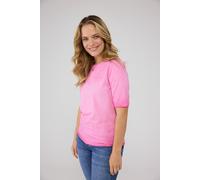 Rundhalsshirt LIEBLINGSSTÜCK "CandiceEP", Damen, Gr. S (36), pink (lovely pink), Jersey, Obermaterial: 95% Baumwolle, 5% Elasthan, clean, unifarben, regular fit taillenbedeckt, Rundhals, Shirts Rundha