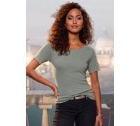 Rundhalsshirt lindgrün 40/42