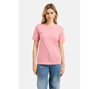 Rundhalsshirt MILANO ITALY, Damen, Gr. S, rot (lobster), Material: 100% Baumwolle, gestreift, regular fit normal, eingesetzt gerader Abschluss, Shirts Rundhalsshirt, aus Baumwolle (58415023-S) lobster