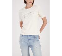 monari - T-Shirt mit Schmuckschrift marble - Gr. - 44