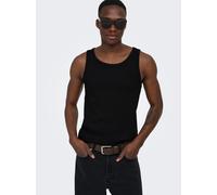 Only & Sons Tanktop ONSTANNER REG SL TANK TOP NOOS Schwarz XXL Jersey 95% Baumwolle, 5% Elasthan