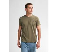 Petrol Industries Regular Fit T-Shirt Rundhals Mossy Stone, Einfarbig