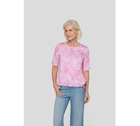 Rundhalsshirt RABE, Damen, Gr. 40, mandelblüte, Jersey, Obermaterial: 100% Baumwolle, bedruckt, geblümt, tailliert hüftbedeckend, Rundhals, Shirts Rundhalsshirt, mit floralem Muster (12706925-40)