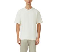 Rundhalsshirt S.OLIVER, Damen, Gr. L, weiß, Web, Obermaterial: 100% Baumwolle, unifarben, lässig geschnitten hüftbedeckend, Rundhals, Shirts Rundhalsshirt, Sommershirt, unifarben (72219454-L) weiß