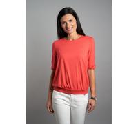 Rundhalsshirt SEIDEL MODEN, Damen, Gr. 42, rosa (himbeer,46), Jersey, Obermaterial: 95% Viskose, 5% Elasthan, Rundhals, mit Cut Outs, Shirts Rundhalsshirt, mit Cut-Out Details, MADE IN GERMANY (856210