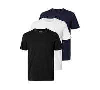 Selected Cormac Kurzarm-t-shirt 3 Einheiten M Black / Pack /White /Sky Captain